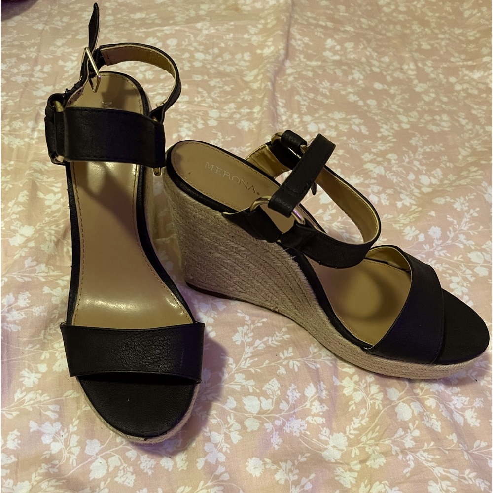 Merona wedge heels